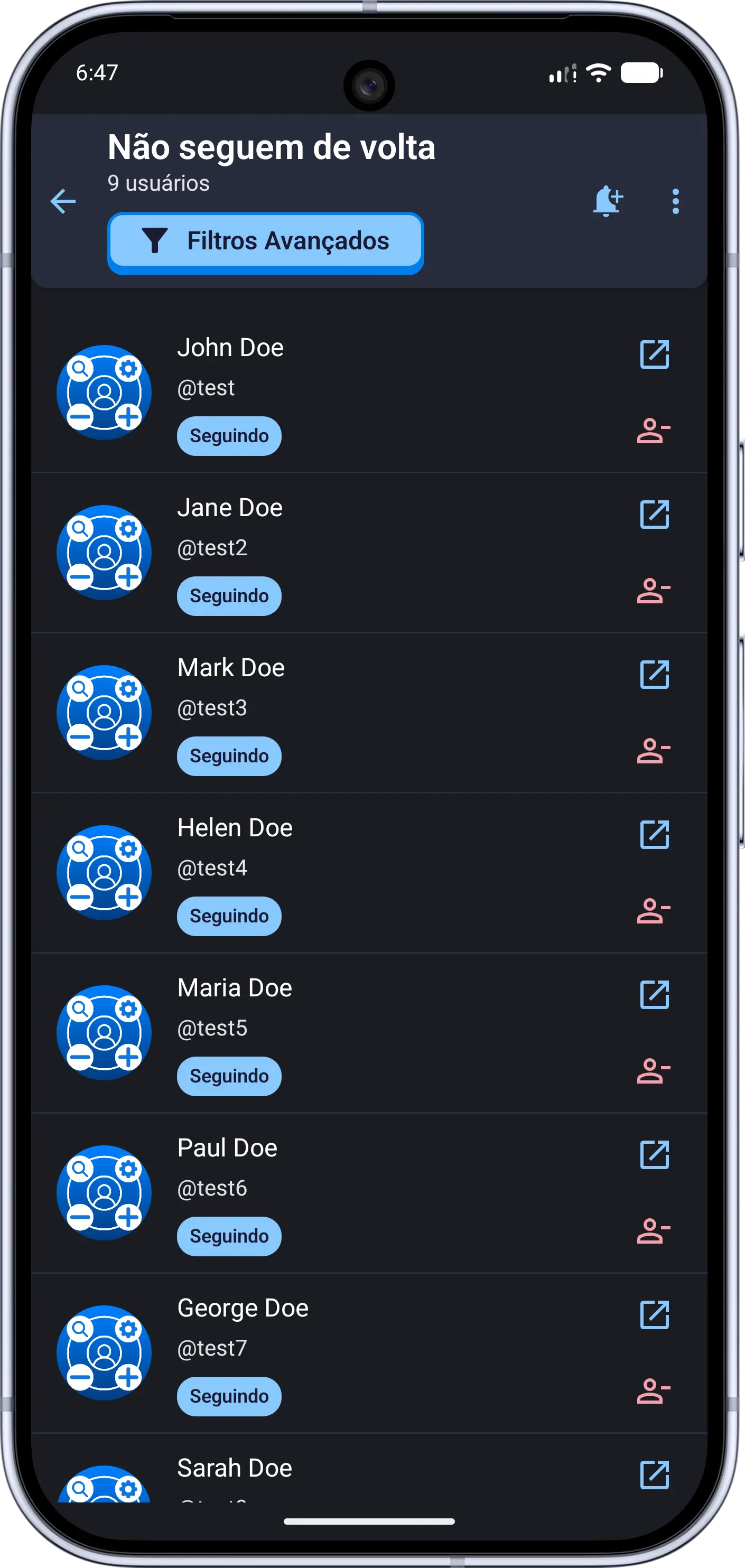 Captura de tela do app Bluesky 3